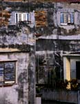 Wall from the hotel terrace